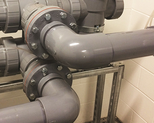 PVC and CPVC Strainer flange customisation