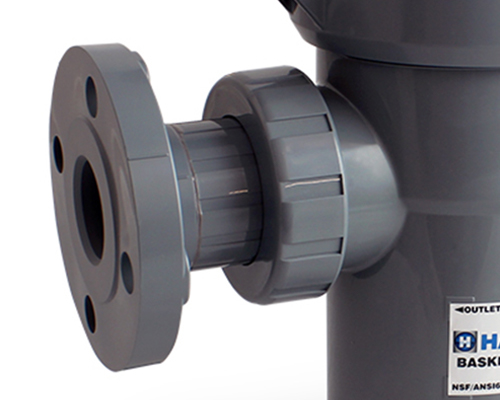 PVC and CPVC Strainer flange customisation