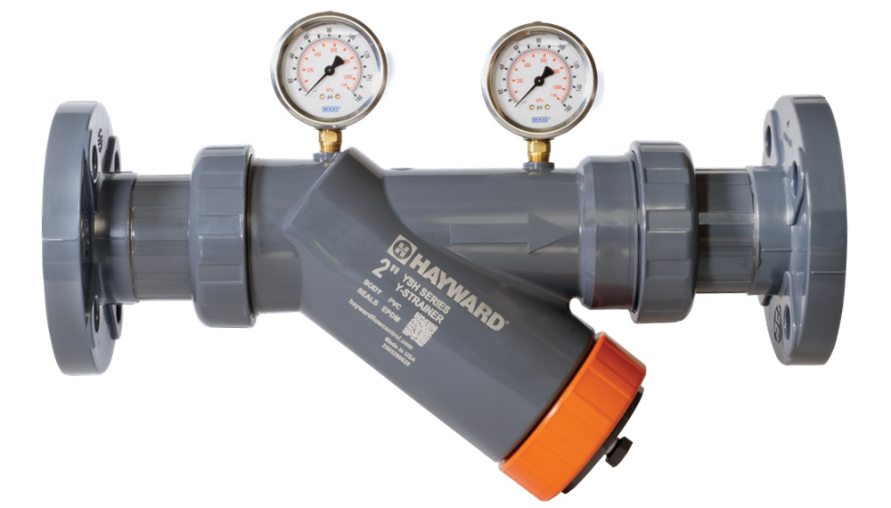 Monarch | Hayward Flow Control Y Strainers in PVC and CPVC