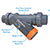 Monarch | Hayward Flow Control Clear PVC Y Strainer | YSH Series