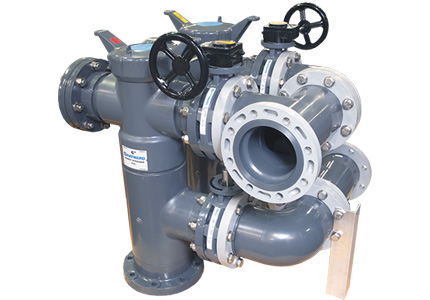 Hayward Flow Control Duplex Basket Strainers in PVC