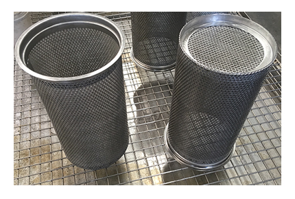 Fine Mesh Baskets for Bag Filters