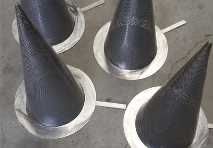 Monarch temporary and permanent Cone Strainers or Witches Hat Strainers Monarch temporary and permanent Cone Strainers or Witches Hat Strainers