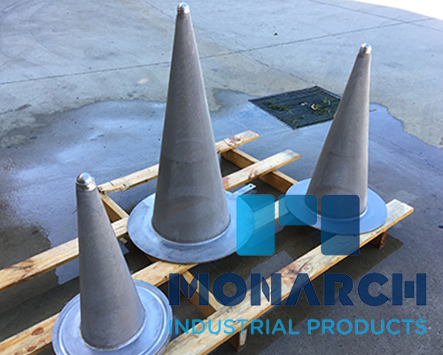 Monarch Temporary Cone Strainers with Mesh Lining